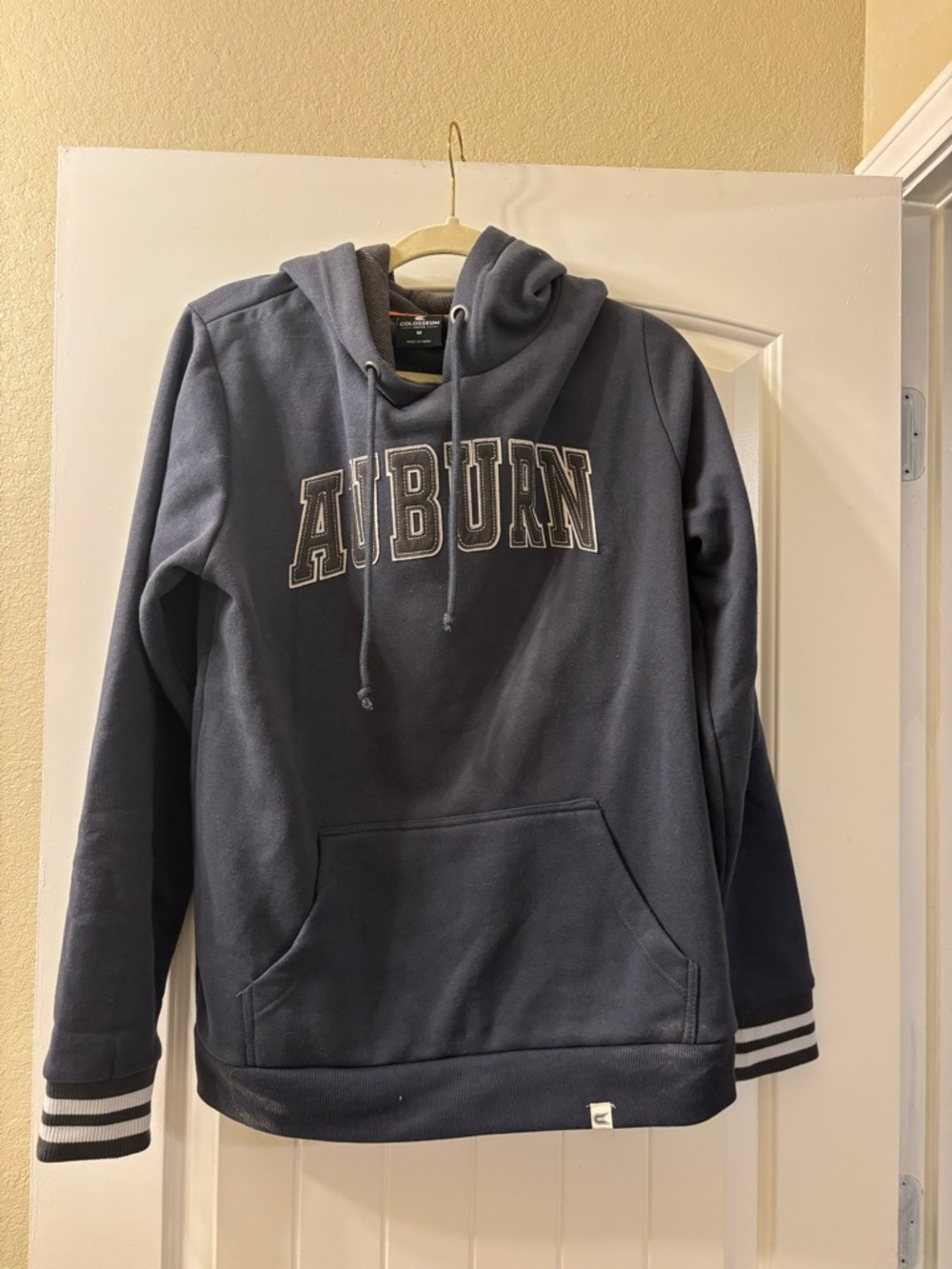 Colosseum Auburn Gray Pullover Hoodie for Men